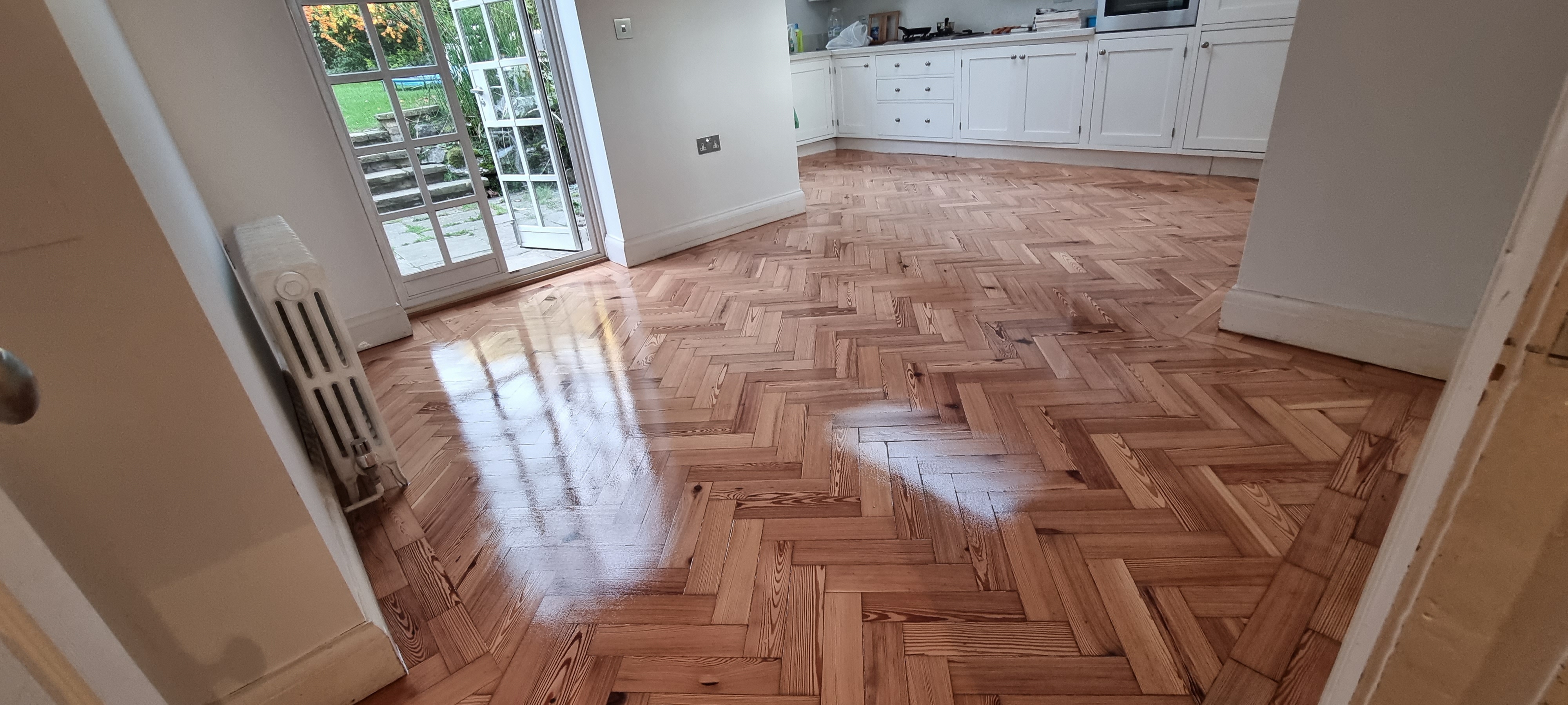 Parquet Sand and Lacquer in Hampstead